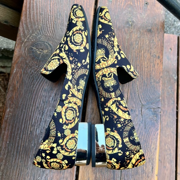 SHOE DAZZLE GINNEY BAROQUE PRINT FLATS SIZE 6.5 - Picture 7 of 12